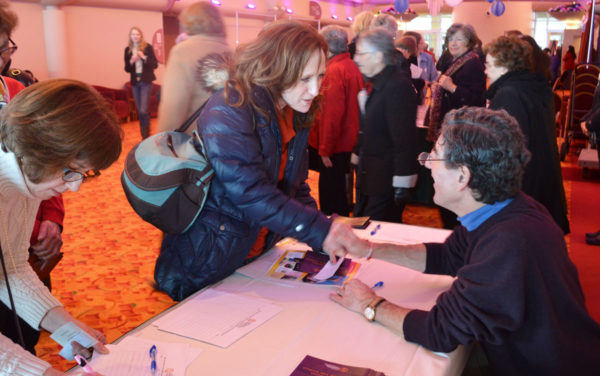 Richard Davidson at book signing 