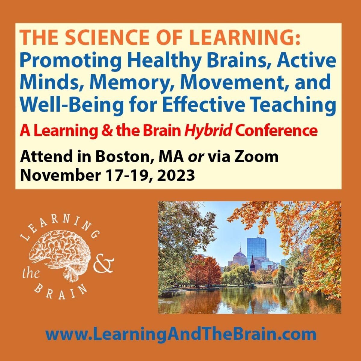 THE SCIENCE OF LEARNING in Boston