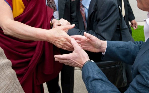 Dalai Lama Handshake Cropped Jeff Miller Web